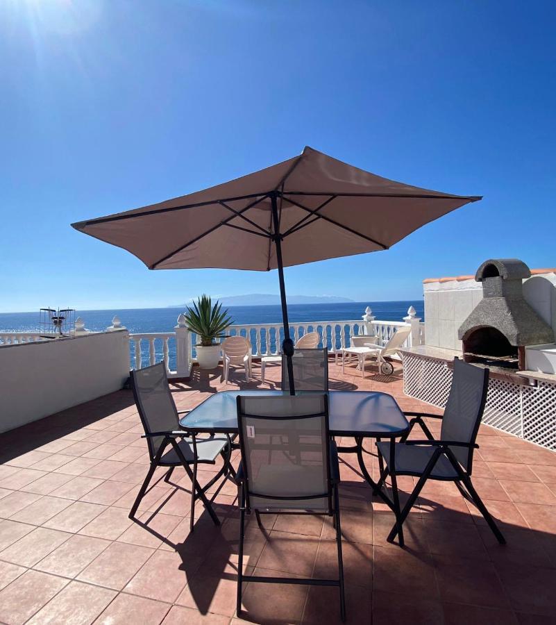 1St Line Sea View & Rooftop - Arena Puerto de Santiago  Kültér fotó